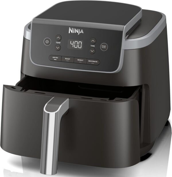 Ninja AF141 4-in-1 Air Fryer - 5QT Capacity with Air Crisp Technology, Roast, Reheat & Dehydrate Functions